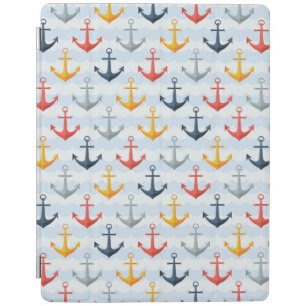 Nautical Pattern with Anchors iPad Smart Cover