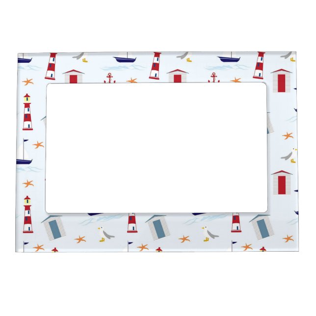 Nautical Picture Frame Magnet (Front)