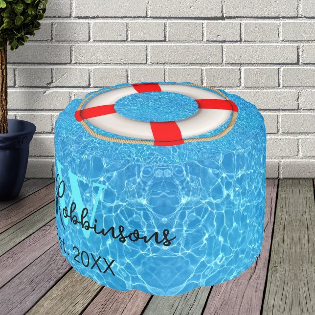 Nautical Pool Beach Party Pouf (Creator Uploaded)