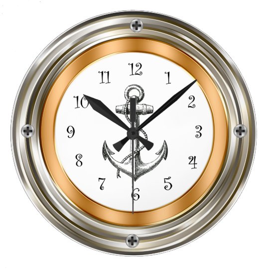 Nautical Porthole Design Wall Clocks