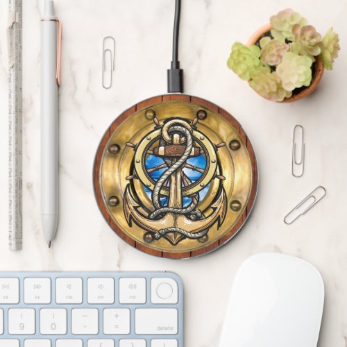 Nautical Porthole  Wireless Charger