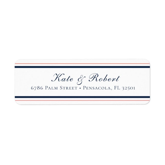 Nautical Preppy ⎢ Return Address Label (Front)