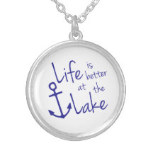 nautical pretty LIFE IS BETTER AT THE LAKE |