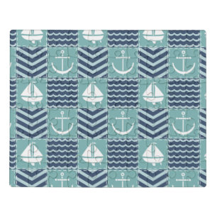 Nautical Quilt Acrylic Puzzle