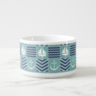 Nautical Quilt Chili Bowl