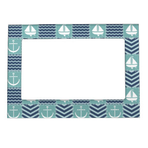 Nautical Quilt Magnetic Frame