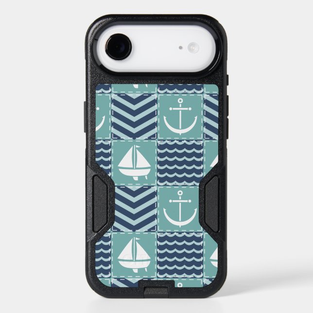 Nautical Quilt Otterbox Phone Case (Back)