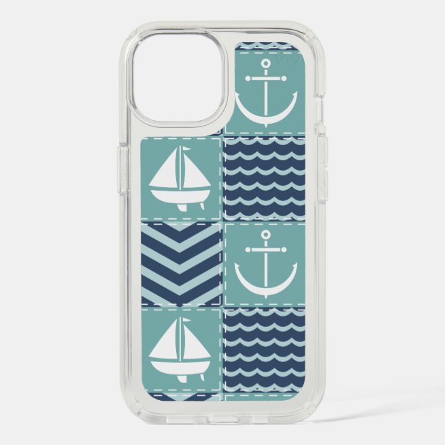 Nautical Quilt Speck Phone Case (Front)