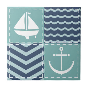 Nautical Quilt Tile