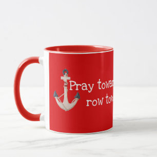 Nautical Quote with Anchor Mug