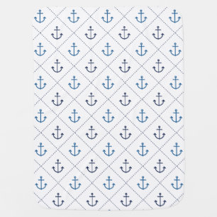 Nautical Receiving Blanket