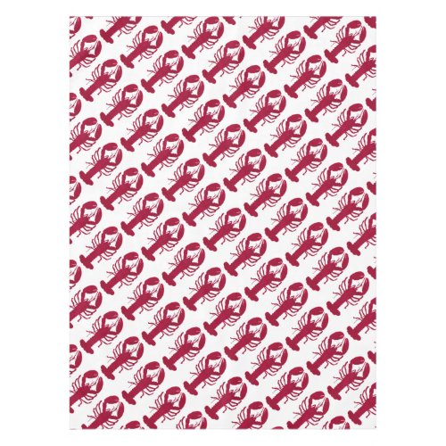 Nautical Red Lobster Tablecloth