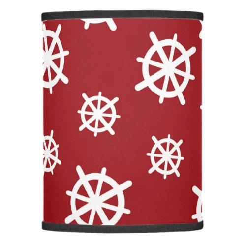 Nautical _ Red White and Blue Lamp Shade