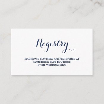 Nautical | Registry Card by FINEandDANDY at Zazzle
