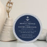 Nautical Rope Braid Bridal Shower Invitation