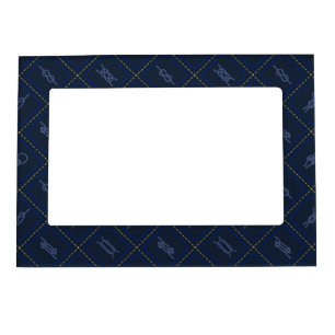 Nautical Rope Knot Pattern Magnetic Picture Frame
