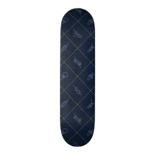Nautical Rope Knot Pattern Skateboard Deck