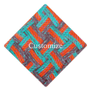 Nautical Rope Mat Thunder_Cove Graduation Cap Topper