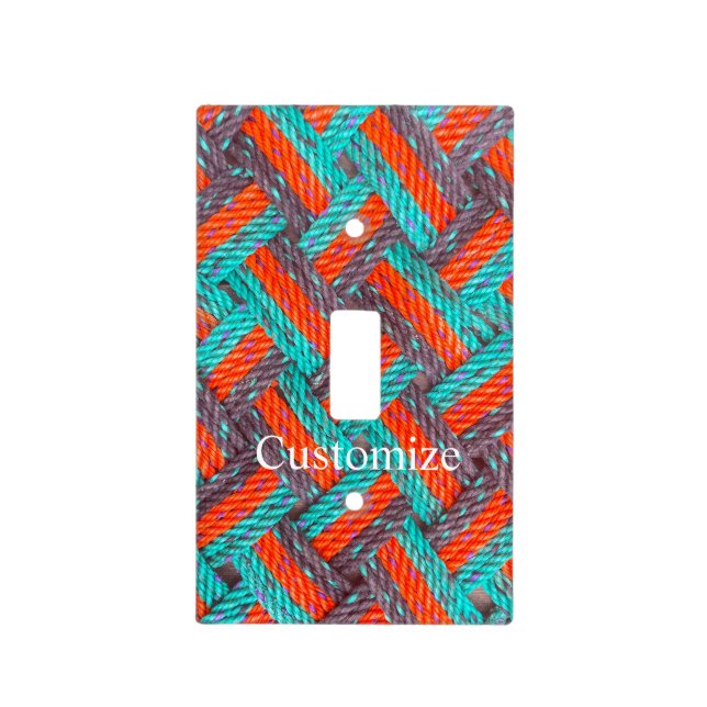 Nautical Rope Mat Thunder_Cove Light Switch Cover (Front)