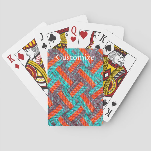 Nautical Rope Mat Thunder_Cove Poker Cards (Back)