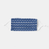 Nautical Rope Pattern Adult Cloth Face Mask (Front, Folded)