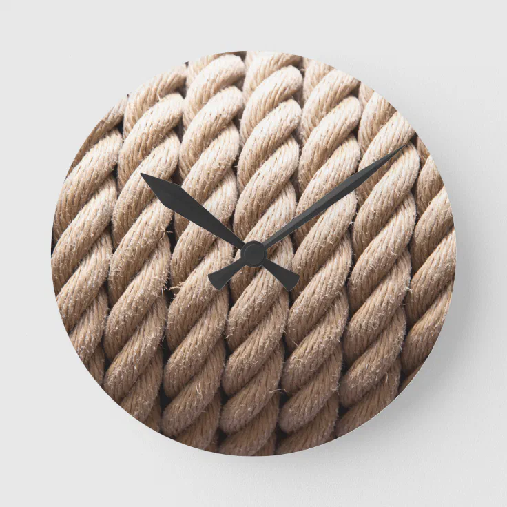 Nautical Rope Wall Clock Zazzle