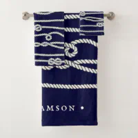 Nautica Cotton Classics 100% Cotton Navy/White Stripe Kitchen Towel (Set of 3)