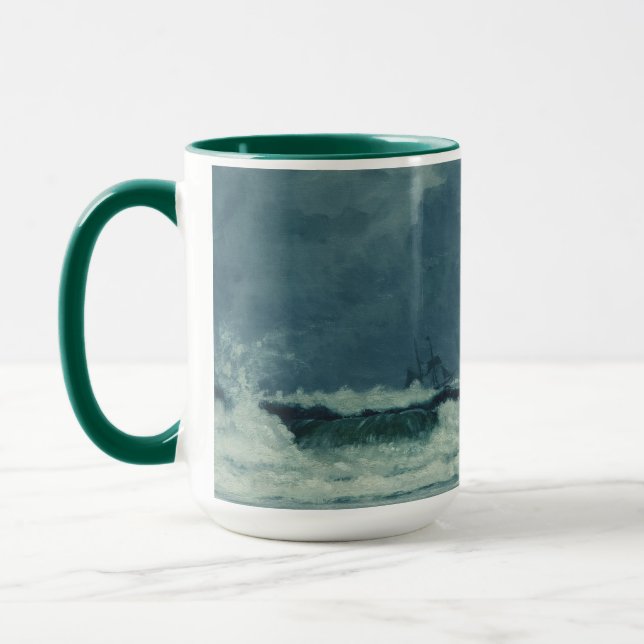 Nautical Rough Waters Mug (Left)