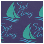 Nautical Sail Away Fabric