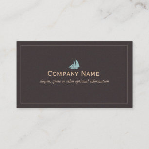 Nautical Sail Boat Business Card
