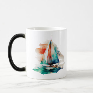 Nautical Sail Boat Coffee Mug
