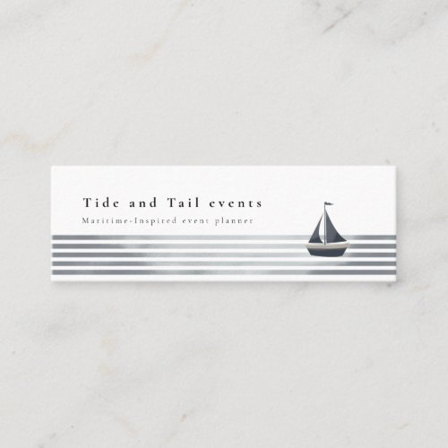 nautical sailboat business card
