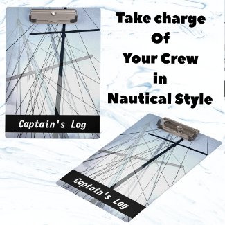 Nautical Sailboat Masts Captain Log