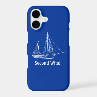 Nautical Sailboat Name Template iPhone 17 Case