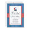 Nautical Sailboat Stripes Baby Shower Invitations