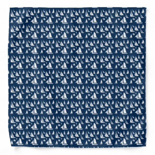 Nautical Sailboats Bandana