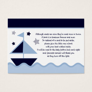 Nautical Sailboats Navy  Favor/Tags