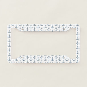 Nautical Sailing Boat Anchor Unusual Lighthouse License Plate Frame