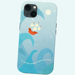 Nautical Sailing Boat Quote iPhone 13 Case