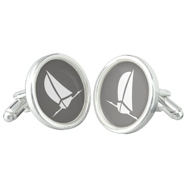Nautical Sailing Cufflinks (Angled)
