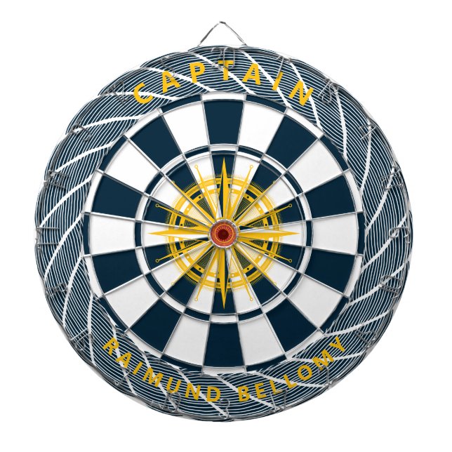 Nautical Sailing Dart Board (Front)