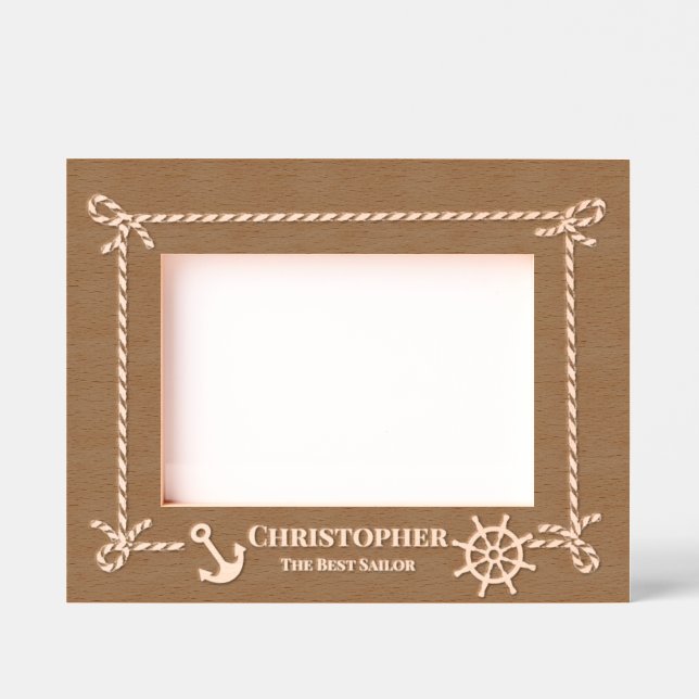 Nautical Sailor Engraved Frames (Front)