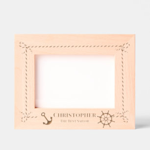 Nautical Sailor Engraved Frames