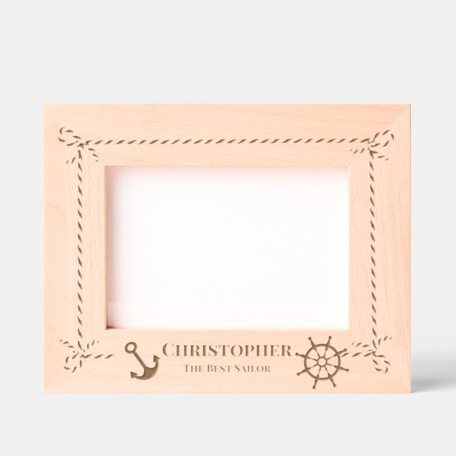 Nautical Sailor Engraved Frames (Front)