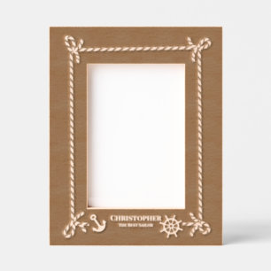 Nautical Sailor Engraved Frames