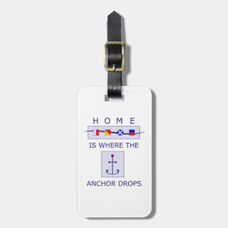 Nautical Sailor Home Luggage Tag