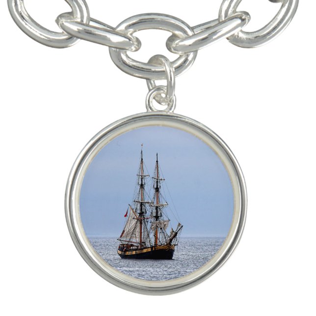 Nautical Schooner Blue Skies Bracelet (Design)