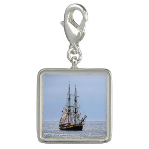 Nautical Schooner Blue Skies Charm