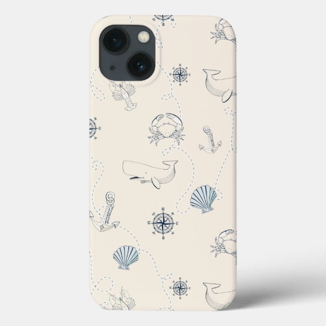 Nautical Sea Case-Mate iPhone Case (Back)
