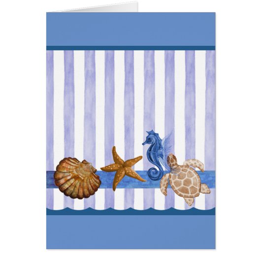 Nautical Sea Creatures Cards (Front)